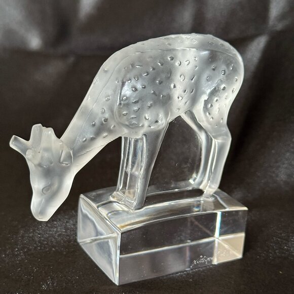 Flawless Lalique Crystal Deer. - Picture 4 of 8